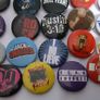 vintage collectable wrestling badges Image 2