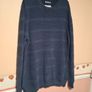Mens barbour crew neck jumper sweater navy ribbed pattern Size Medium Image 5