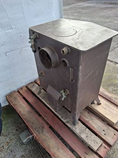 Solid fuel boiler stove