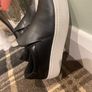 Slip on  leather platform shoes Image 4