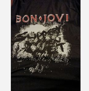 BNWT Rock Style Vest Top - Slippery When Wet - Bon Jovi Top size 18
