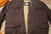 burton brown small jacket