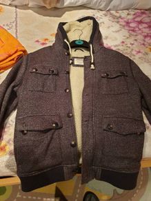 burton brown small jacket