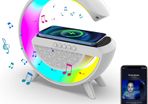 Bluetooth Speaker LED Wireless Charger Table Lamp Wireless Charger LED G Shape
