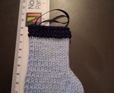 Dublin colours hand knitted decoration