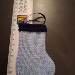 Dublin colours hand knitted decoration
