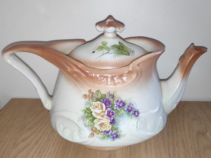 WM Adams & Co, England Crown  Semi - Porcelain  tea/coffee pot
