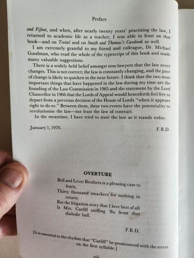 Contract.  Fifth Edition. By F.r. Davies. Concise College Text. 1986 Paperback In Good Condition. See Photos For Same.
