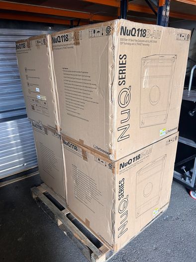 2 of Turbosound NuQ118B-AN - 3000 Watt 18" Band Pass Subwoofer with KLARK TEKNIK DSP Technology and ULTRANET Networking