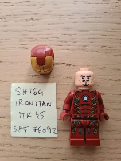 lego sh0164 iron man mark 45, set 76092