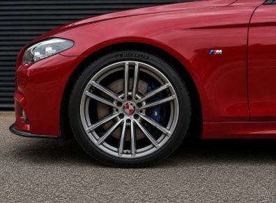 BMW Carbon Fibre Centre Caps (Red) Free Post