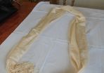 Cream Fine Knit Scarf for Sale