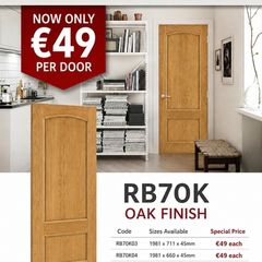 Deanta RB7 Solid Doors 78x28" ONLY
