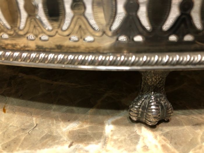 silver tray