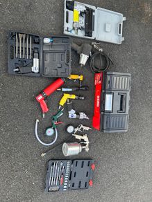 Selection of workshop tools.