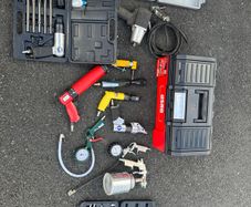Selection of workshop tools.