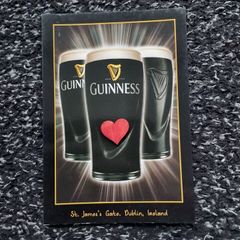 Ireland Postcard : Guinness " 3 Pints" St. James's Gate , Dublin