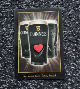 Ireland Postcard : Guinness " 3 Pints" St. James's Gate , Dublin