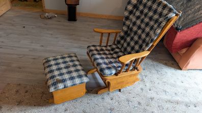 Rocking Chair  and Rocker Footrest