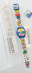 Swatch Watch Vintage New Gn134 - Space People By Castelbajac