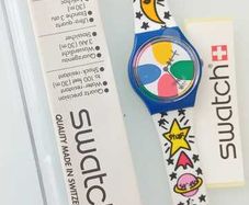 Swatch Watch Vintage New Gn134 - Space People By Castelbajac