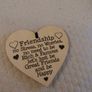 Bnwt friend wooden hearts Image 3