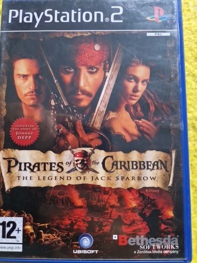 Pirates of the Caribbean The Legend of Jack Sparrow PlayStation2 ps2 games Original