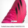 Girls pink Football shoes adidas X GHOSTED.3 FG Sz UK 10.5 EUC Image 6