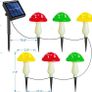 Set of 6 Solar Mushroom Lights Garden Outdoor Decor, 8 Modes Waterproof Mushroom Ornaments for Lawn Gardening Pathway Landscape Yard Easter Pathway Fence Christmas Halloween Decorations (FREE SHIPPING) Image 5