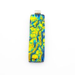 925 Sterling Silver & Dichroic Glass Pendant