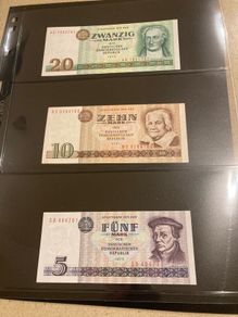 Germany DDR banknotes lot