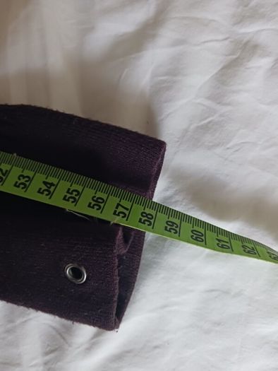 Yuka Dark Brown Cardigan with  Metal Eyelet Detail    Size 14