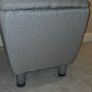 2 x Grey Storage Stools Image 2