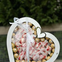Romantic Heart Shaped Gift Box - Ferrero Rocher & Raffaello