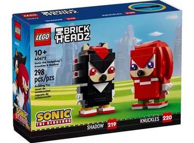 LEGO BrickHeadz Sonic the Hedgehog Knuckles & Shadow (40672)