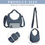 Brand New Denim Hobo Bag Casual Shoulder Tote for Women Image 3
