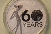2024 Tuvalu 1 Dollar 1 oz Silver Bullion Coin - Pink Panther 60th Anniversary BU (In Capsule)