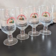 Birra Moretti Half Pint Glasses 268ml Stemmed Beer Pub Bar Glasses Sets Available