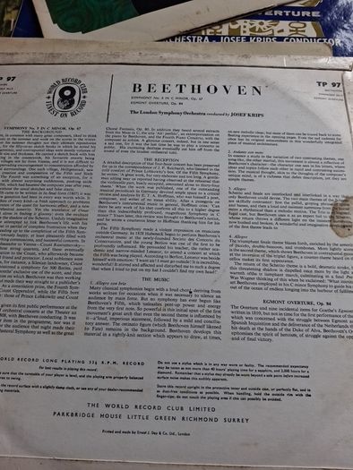 Beethoven Vinyl Lps