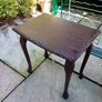 small vintage side table or plant stand Image 5