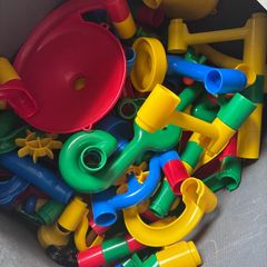 Marble track and marbles