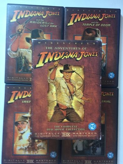 Indiana Jones Trilogy Boxset (Steven Spielberg Films) Harrison Ford [Movie DVD] Academy Award Winner