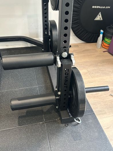 Commercial Power Rack + Jammer Arms + Cable System + Attachments + Flooring