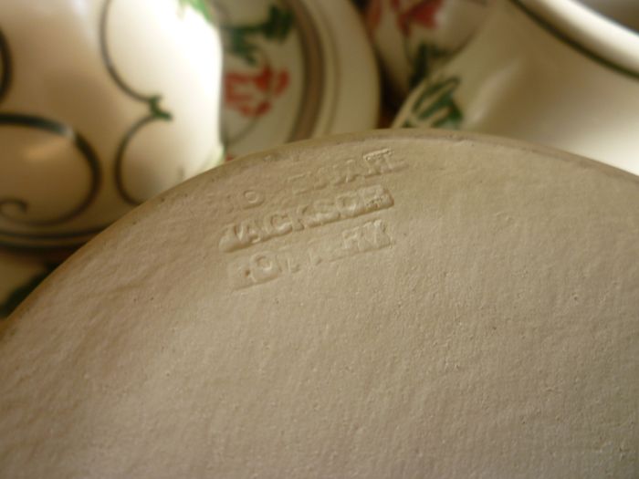 Stoneware Jackson Pottery Coffee tea service 12 pieces. IMMACULATE. CLASSIC STONE WARE