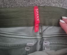 Spanx light green cargo trousers