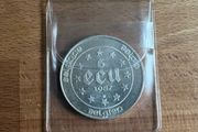 Belgian Silver 5 ECU "30th Anniversary Treaty of Rome" 0.833 Silver (1987)