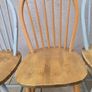 Set of 4 Solid Wood Chairs Colourful Farmhouse Style Image 2