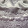 Satin Christening Baby Bib Image 4