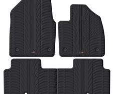 Floor Mats for Kia EV6 (2021- ) Tailored Premium Black Rubber Set
