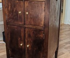 Antique gramophone cabinet, sideboard, storage unit, wine bar